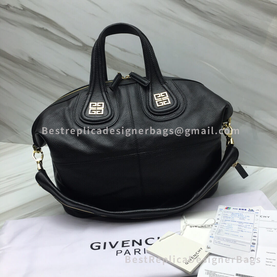 Givenchy Medium Nightingale Handbag In Black Calfskin GHW 2-28580
